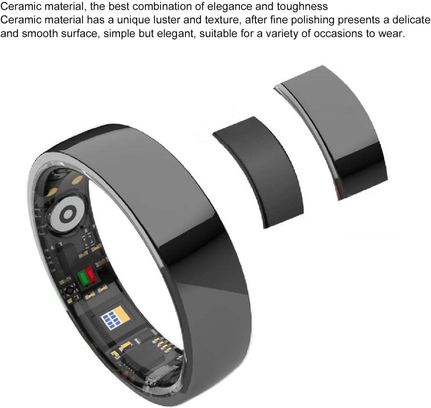NFC Smart Ring, Health Tracker Ring Mit Multi Sport Modus, Schrittzähler, IP68 Wasserresistenz Für Den Täglichen Gebrauch