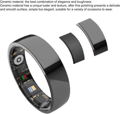NFC Smart Ring, Health Tracker Ring Mit Multi Sport Modus, Schrittzähler, IP68 Wasserresistenz Für Den Täglichen Gebrauch