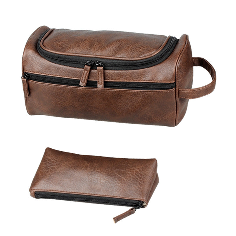 Hanging Toiletry Bag – PU Leather Travel Organizer, detail view 3