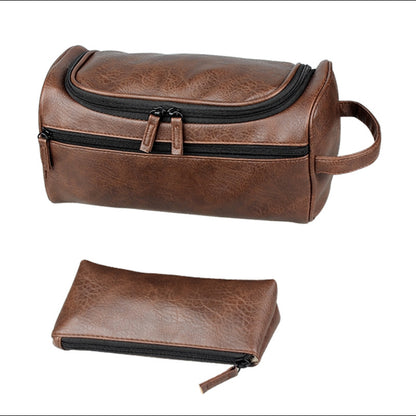 Hanging Toiletry Bag – PU Leather Travel Organizer, detail view 3