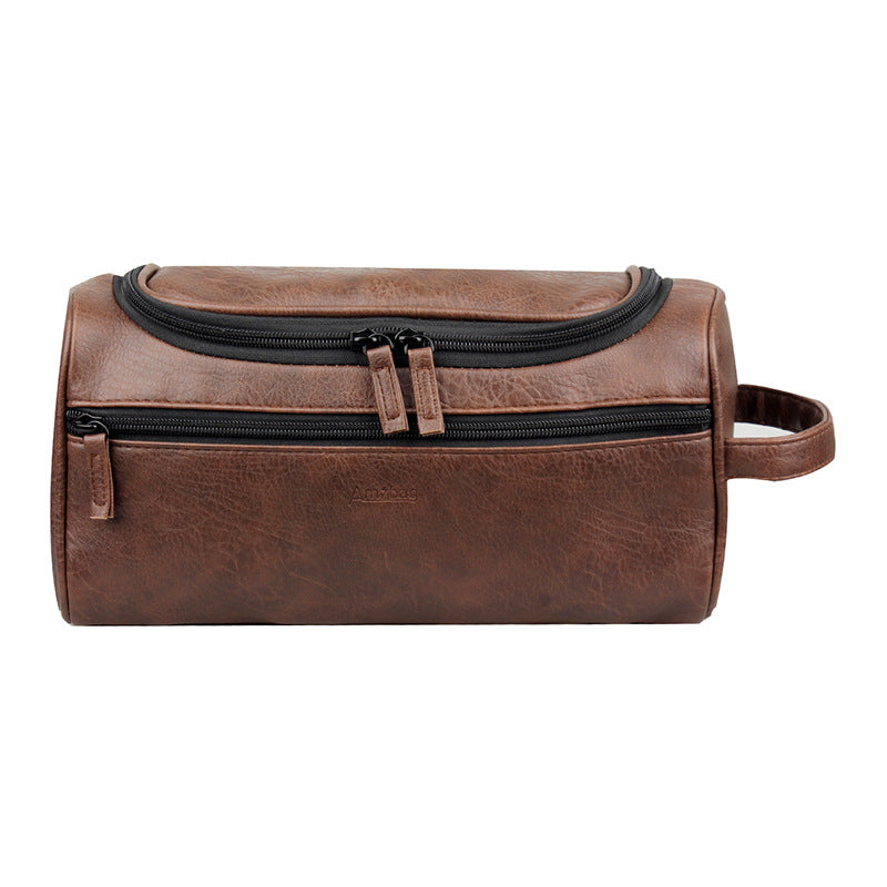 Hanging Toiletry Bag – PU Leather Travel Organizer, detail view 2