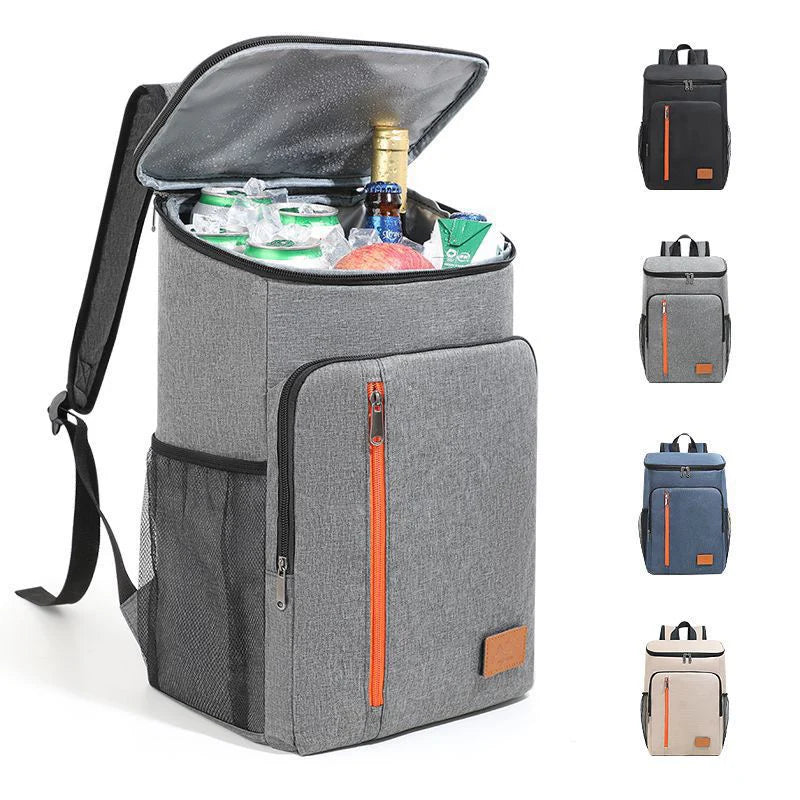 Kühlrucksack auslaufsicher & isoliert (30 Dosen) / Insulated Cooler Backpack – Leakproof Soft Cooler for Beach, Picnic & Camping