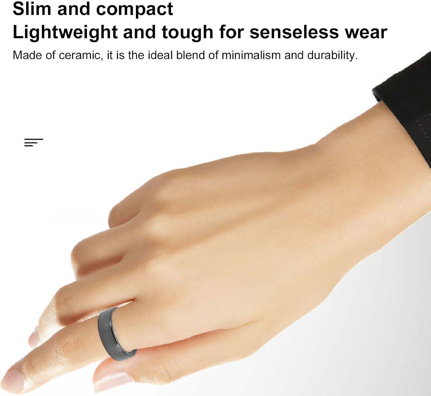 NFC Smart Ring, Health Tracker Ring Mit Multi Sport Modus, Schrittzähler, IP68 Wasserresistenz Für Den Täglichen Gebrauch