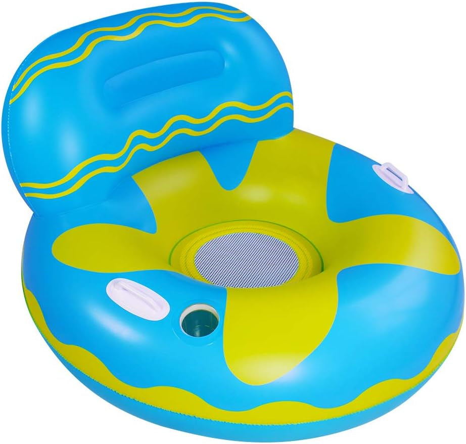 Pool Lounger Float, Hammock Inflatable Rafts, Air Sofa Floating Chair Bed, Drifter Swimming Pool Beach Float for Kids Adult Inflatable Swim Float