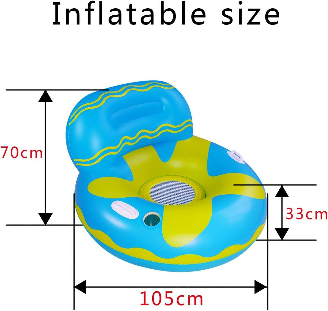 Pool Lounger Float, Hammock Inflatable Rafts, Air Sofa Floating Chair Bed, Drifter Swimming Pool Beach Float for Kids Adult Inflatable Swim Float