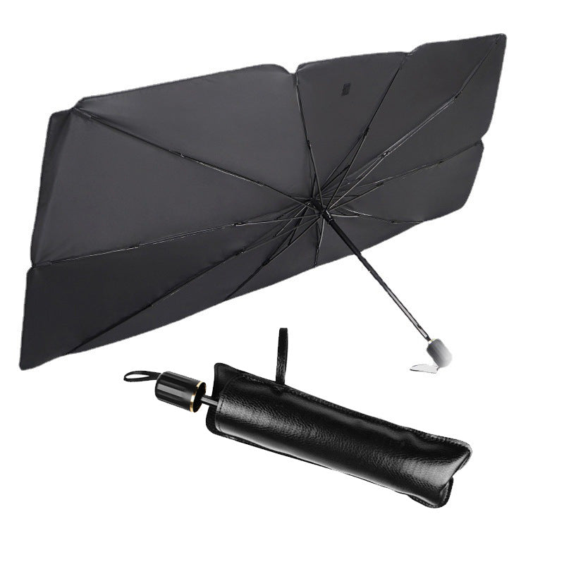 Faltbarer Auto-Sonnenschutz Frontscheibe – Foldable Car Windshield Sun Shade Umbrella