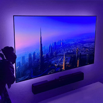 LED TV Hintergrundbeleuchtung, 5M RGB TV Beleuchtung Für 60 Bis 80 Zoll, TV LED Strip, App-Steuerung, USB LED Streifen Für HDTV, PC Bildschirm, Schlafzimmer, Spielzimmer, Raumdekoration
