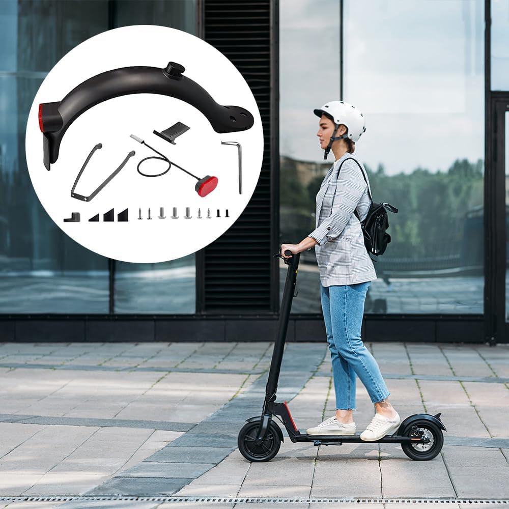 Hinterer Kotflügel Electric Scooter, E Scooter Schutzblech Hinten, Hinteres Schutzblech Kompatibel Für Xiao-Mi E Roller Mi M365 1S Pro Pro 2, E Roller Zubehör, Ersatzteil