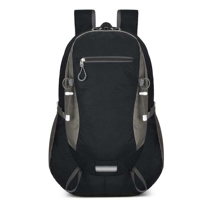 The Nylon Trail Backpack in Black