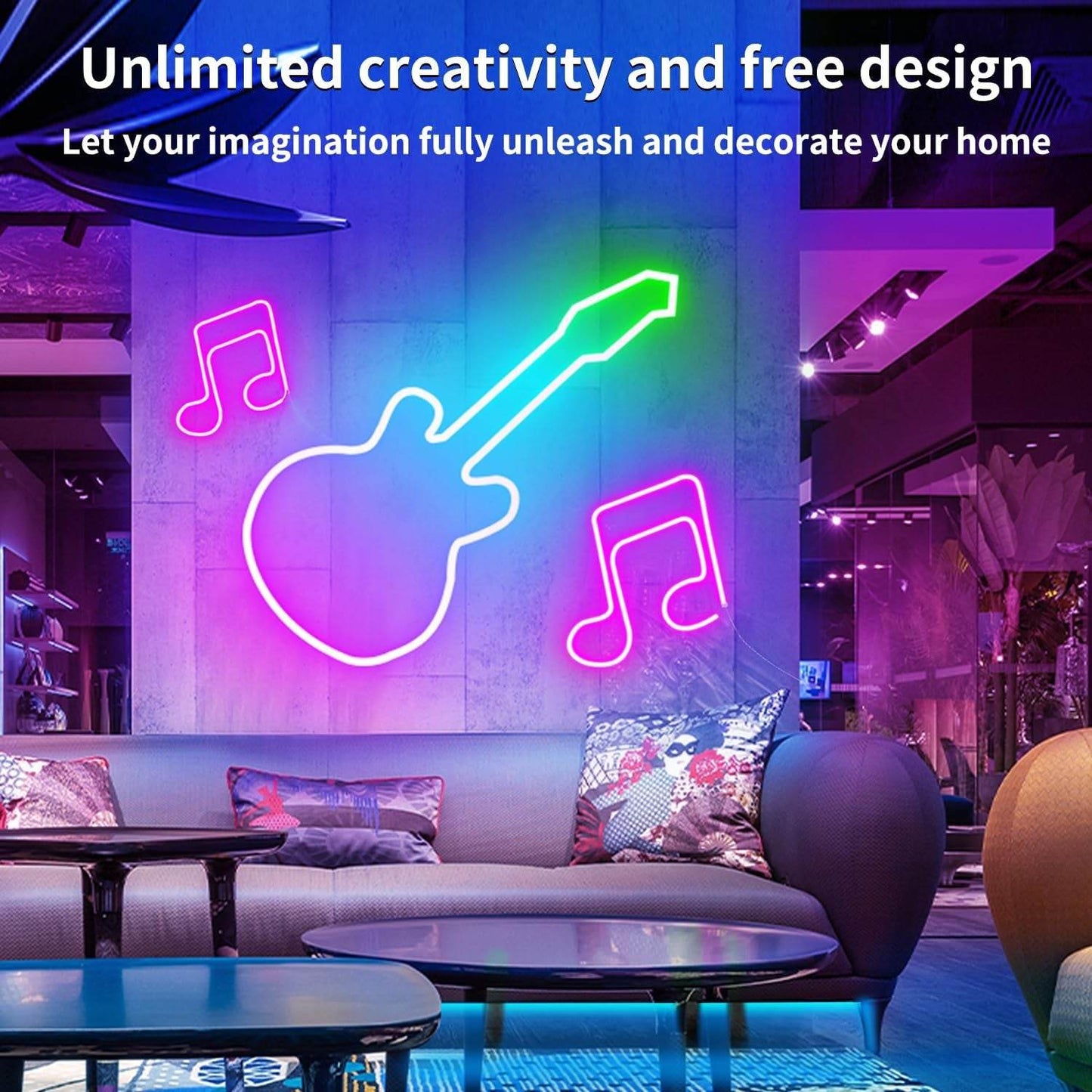 15M Neon Led Strip，App Steuerung,Mit Fernbedienung, IP65 Wasserdichte Flexible Neon LED Streifen, 24V Rgb LED Band Neon Seil Lampe, Anwendbar Auf Schlafzimmer, Raum Und Außendekoration