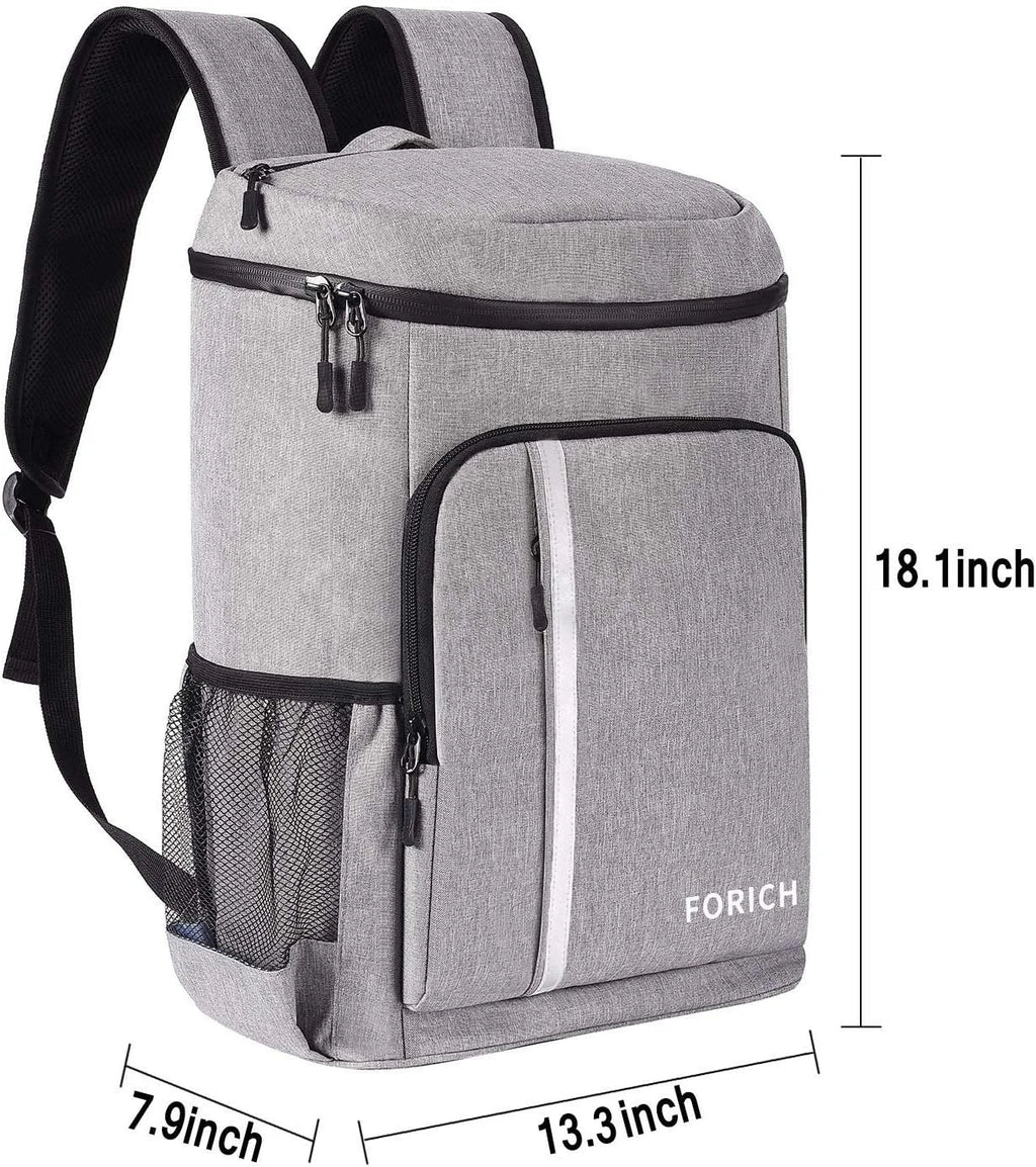 Kühlrucksack auslaufsicher & isoliert (30 Dosen) / Insulated Cooler Backpack – Leakproof Soft Cooler for Beach, Picnic & Camping