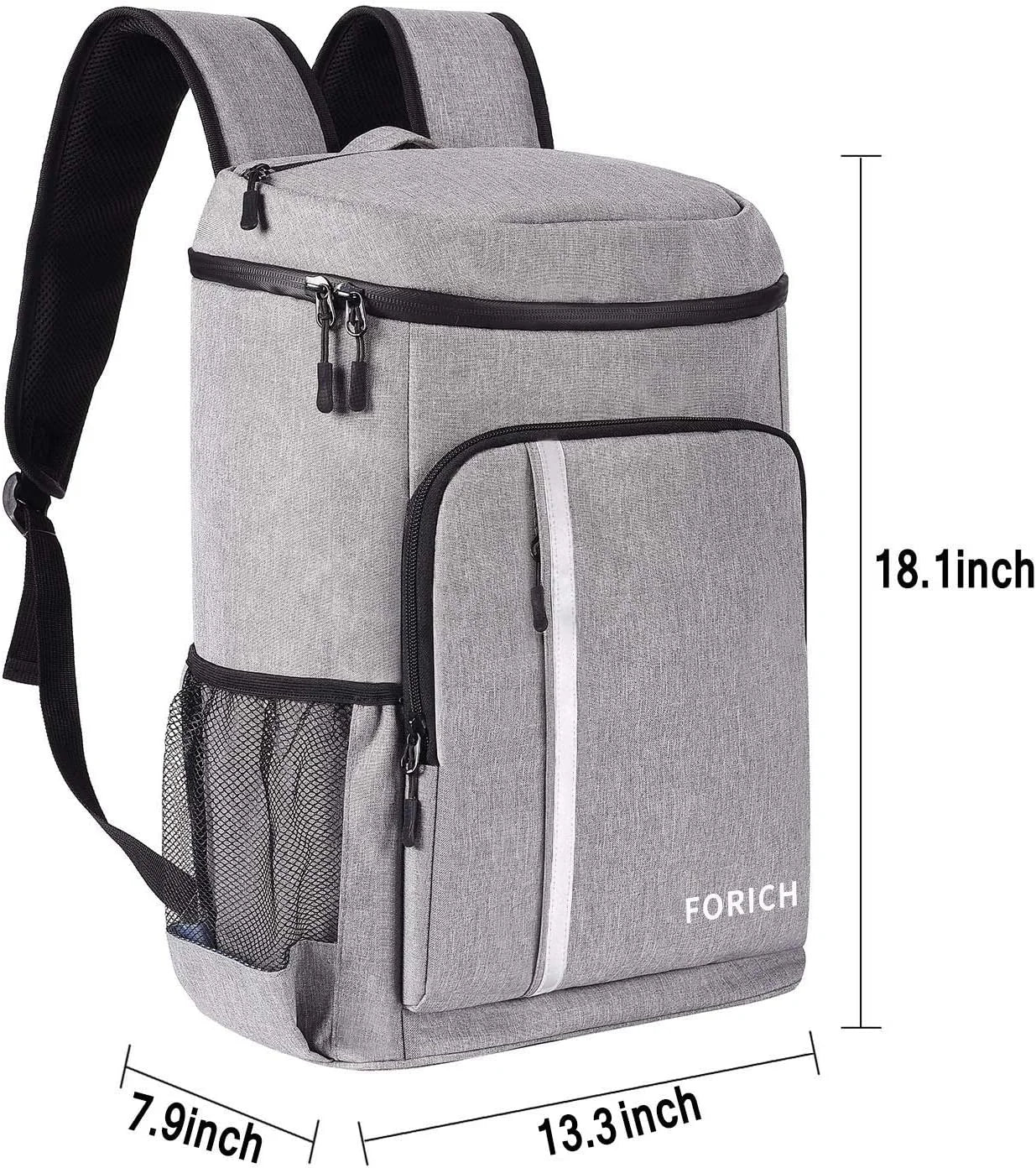 Kühlrucksack auslaufsicher & isoliert (30 Dosen) / Insulated Cooler Backpack – Leakproof Soft Cooler for Beach, Picnic & Camping