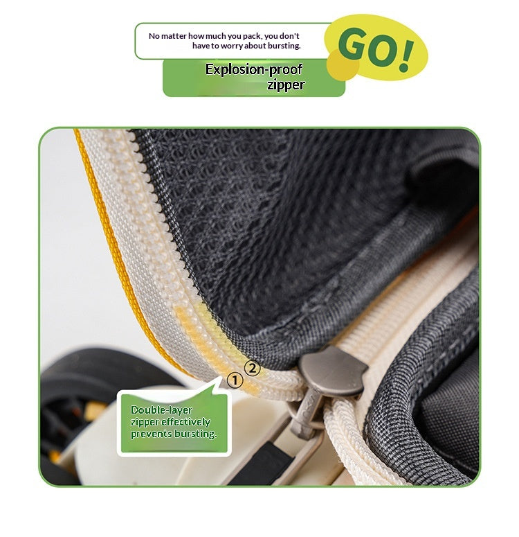The Front-Open Cabin Case – Front-Opening 18" Cabin Suitcase with Spinner Wheels, detail view 6