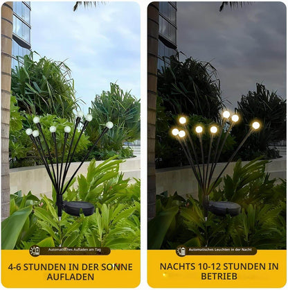 Solar Licht Outdoor Wasserdicht Firefly, Schwingende Garten Dekoration Outdoor Hof Firefly Garten Licht Straße Zaun 2PCS