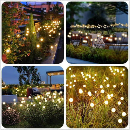 Solar Licht Outdoor Wasserdicht Firefly, Schwingende Garten Dekoration Outdoor Hof Firefly Garten Licht Straße Zaun 2PCS