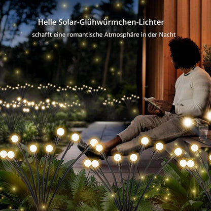 Solar Licht Outdoor Wasserdicht Firefly, Schwingende Garten Dekoration Outdoor Hof Firefly Garten Licht Straße Zaun 2PCS