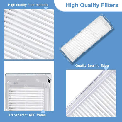 4 Filter HEPA Zubehör Ersatzteile Für Xiaomi Mi Robot Vacuum Mop 2S/ Mop Pro/Mop P/ STYJ02YM, Xiaomi Robot Vacuum S12/ S10 EU