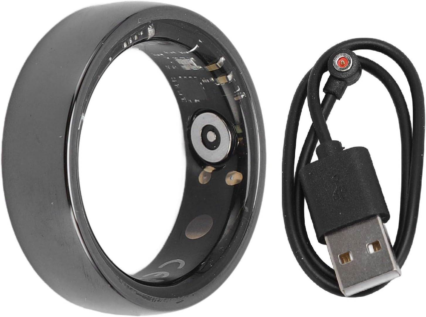 NFC Smart Ring, Health Tracker Ring Mit Multi Sport Modus, Schrittzähler, IP68 Wasserresistenz Für Den Täglichen Gebrauch