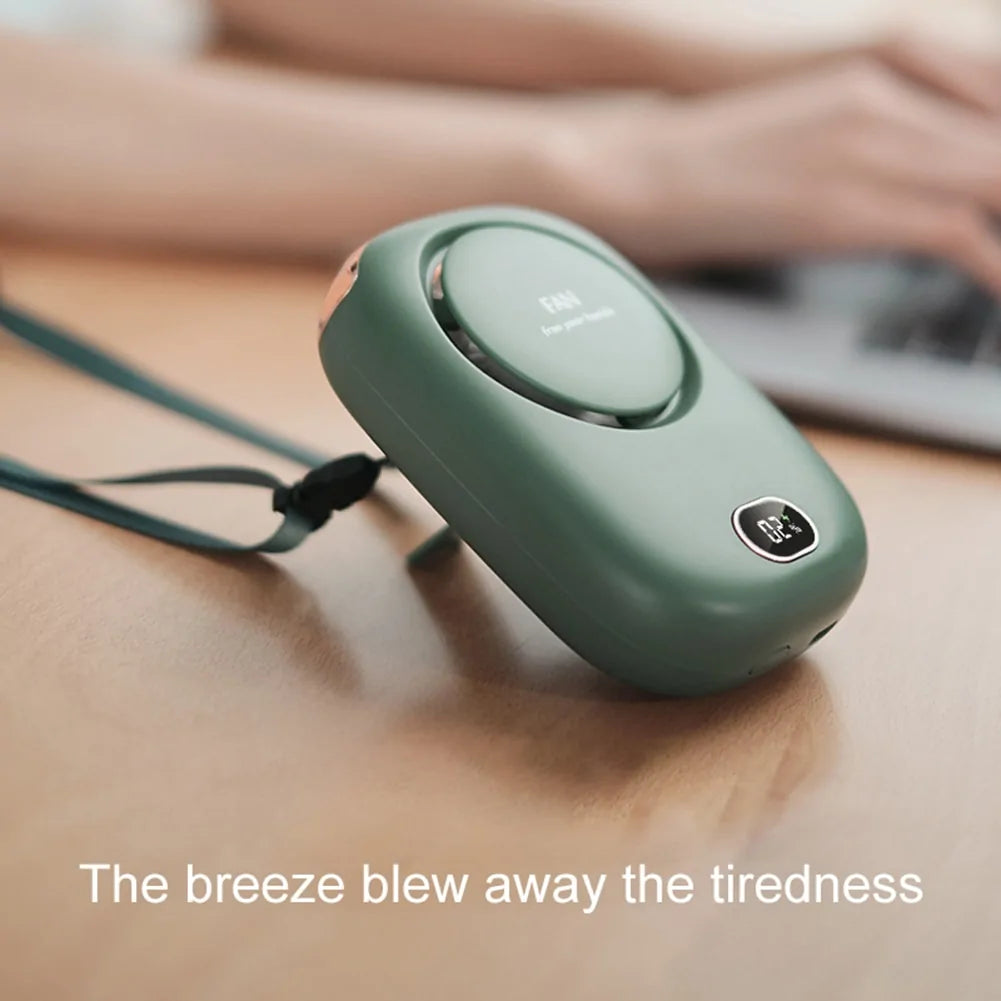 Tragbarer Nacken-Ventilator ohne Rotorblätter / Portable Bladeless Neck Fan