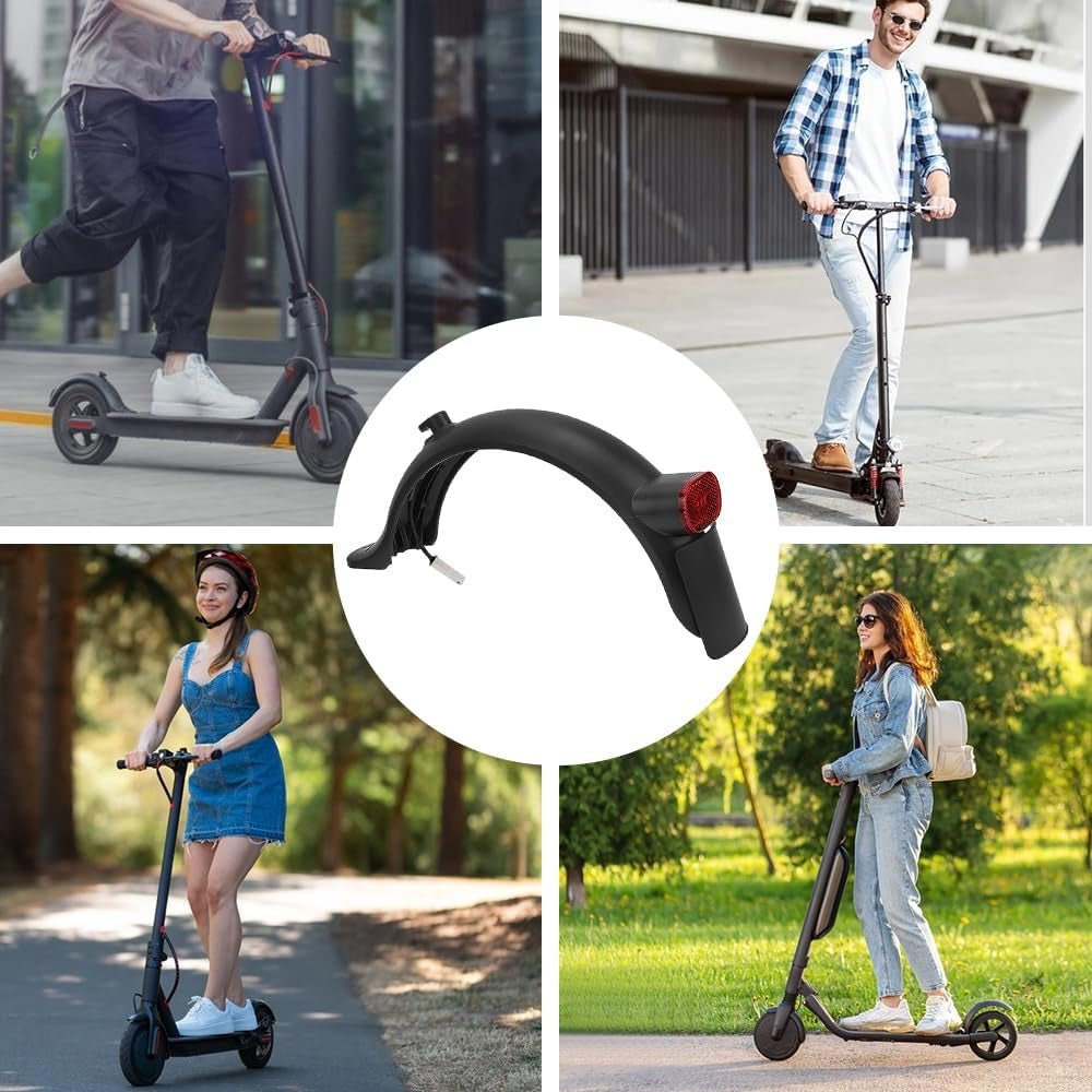 Hinterer Kotflügel Electric Scooter, E Scooter Schutzblech Hinten, Hinteres Schutzblech Kompatibel Für Xiao-Mi E Roller Mi M365 1S Pro Pro 2, E Roller Zubehör, Ersatzteil