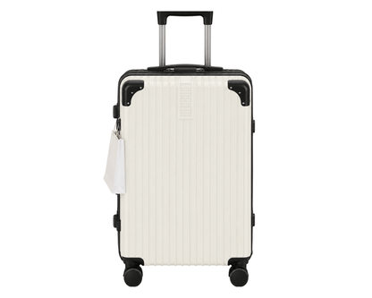 Classic ABS hardshell suitcase with telescopic handle and silent spinner wheels