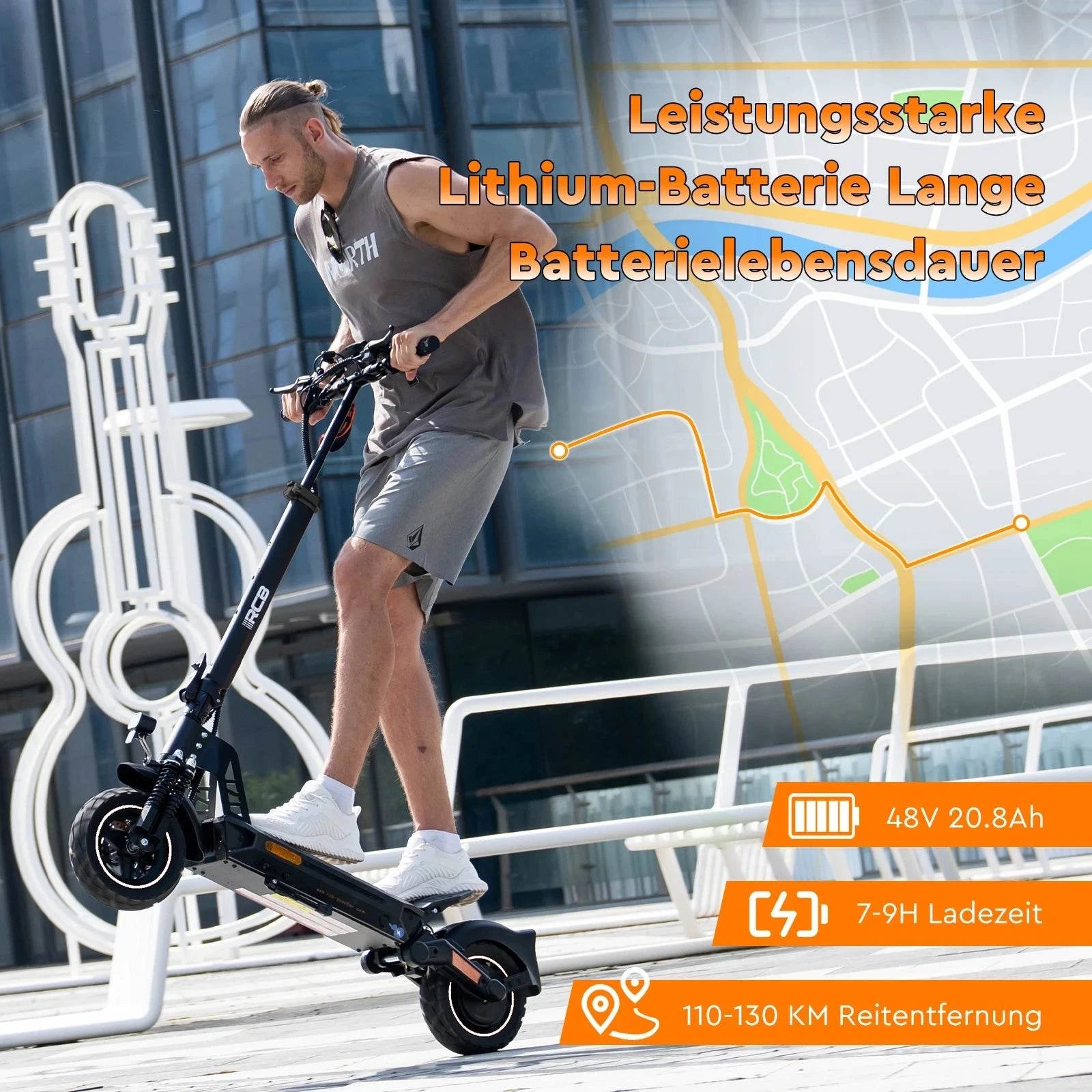 Experience the Power and Versatility of the NFC D5 ABE Ultra Electric Scooter - 500W Motor, 1600W Peak, 27Ah Battery, 110-130Km Range, and More!