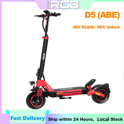 Experience the Power and Versatility of the NFC D5 ABE Ultra Electric Scooter - 500W Motor, 1600W Peak, 27Ah Battery, 110-130Km Range, and More!