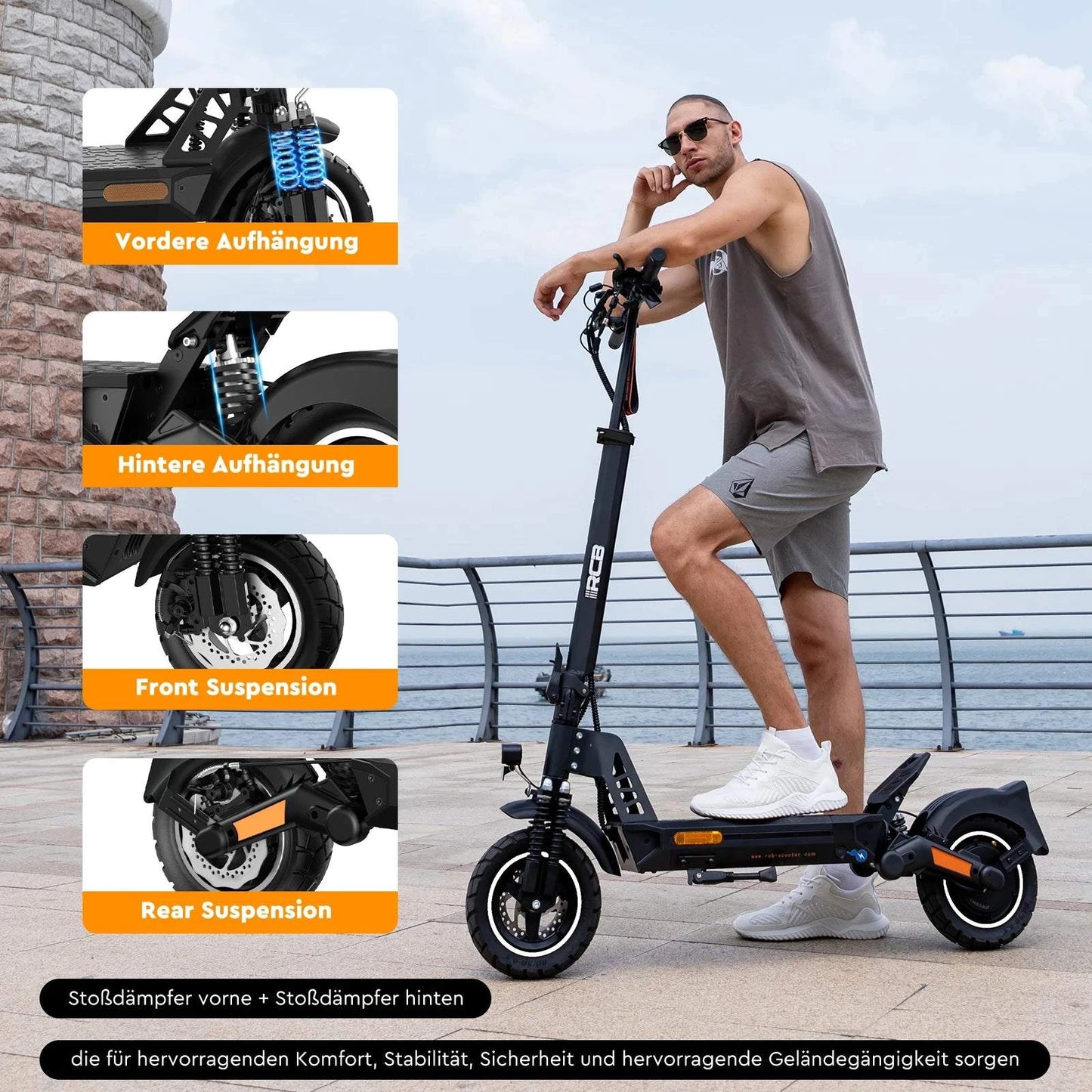 Experience the Power and Versatility of the NFC D5 ABE Ultra Electric Scooter - 500W Motor, 1600W Peak, 27Ah Battery, 110-130Km Range, and More!