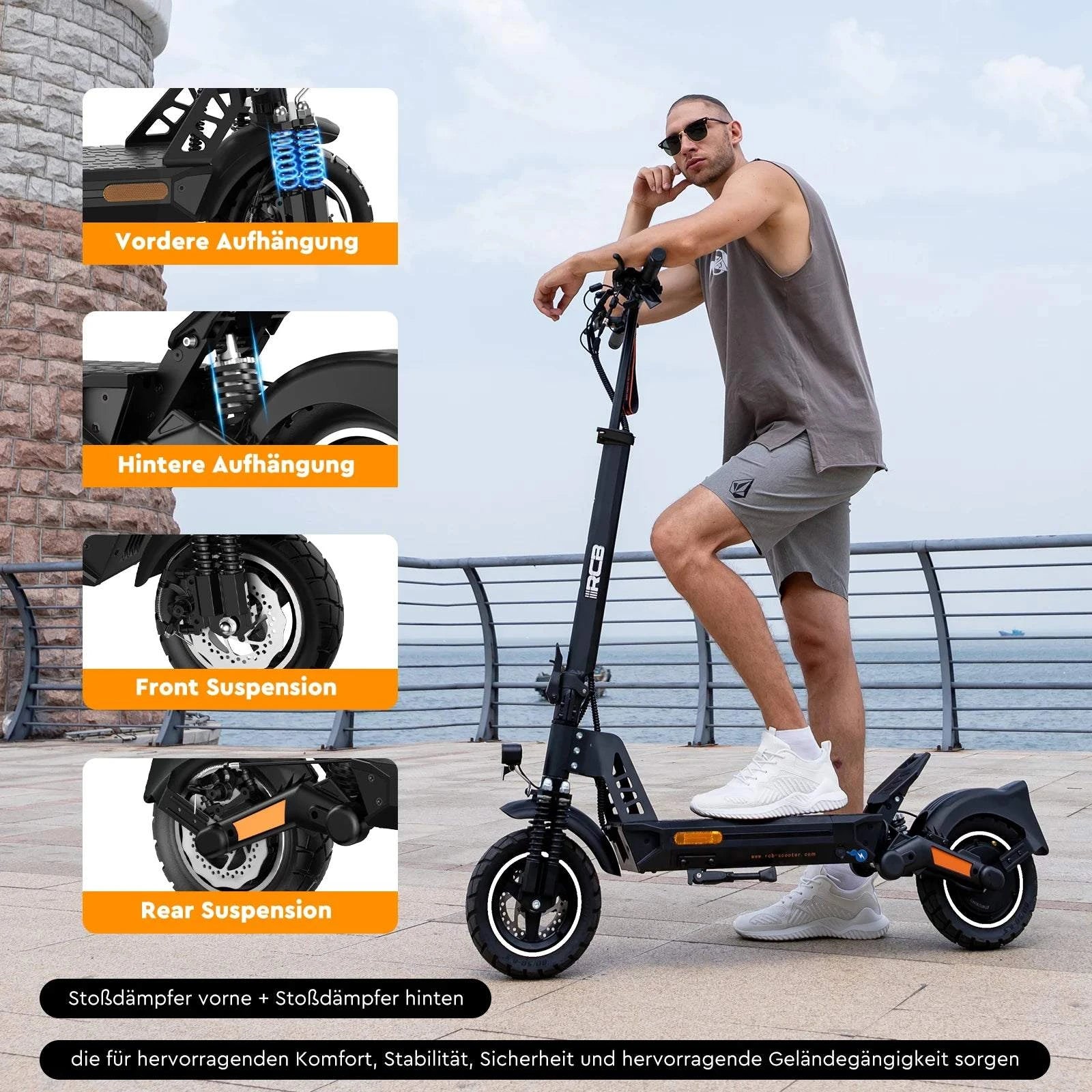 Experience the Power and Versatility of the NFC D5 ABE Ultra Electric Scooter - 500W Motor, 1600W Peak, 27Ah Battery, 110-130Km Range, and More!