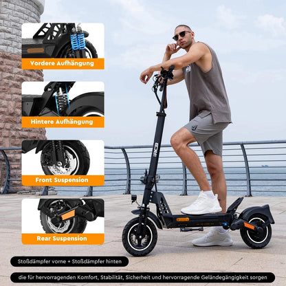 Experience the Power and Versatility of the NFC D5 ABE Ultra Electric Scooter - 500W Motor, 1600W Peak, 27Ah Battery, 110-130Km Range, and More!