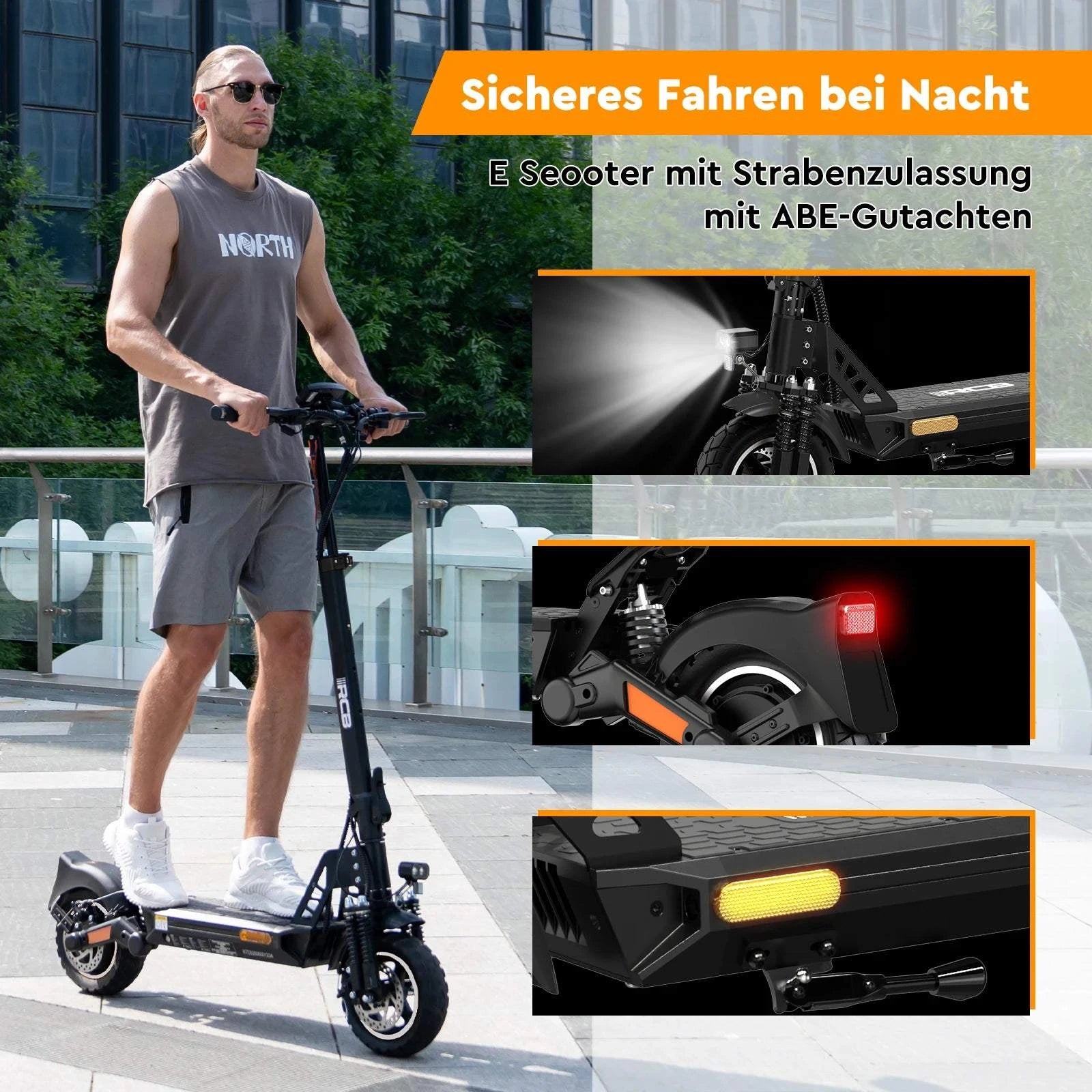 Experience the Power and Versatility of the NFC D5 ABE Ultra Electric Scooter - 500W Motor, 1600W Peak, 27Ah Battery, 110-130Km Range, and More!