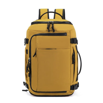 The Travel Bag in Yellow – Expandable 28–38 L Travel Backpack