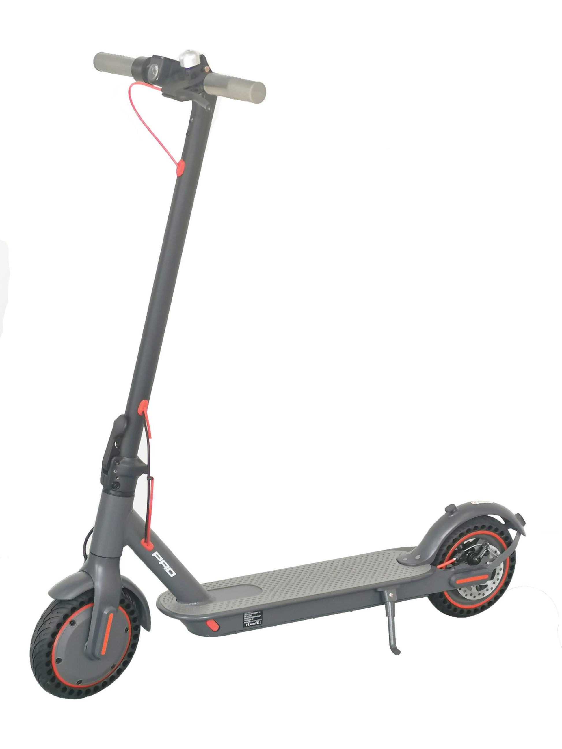 HT-T4 Pro 8.5 inch black electric scooter with aluminum alloy frame and 350W motor