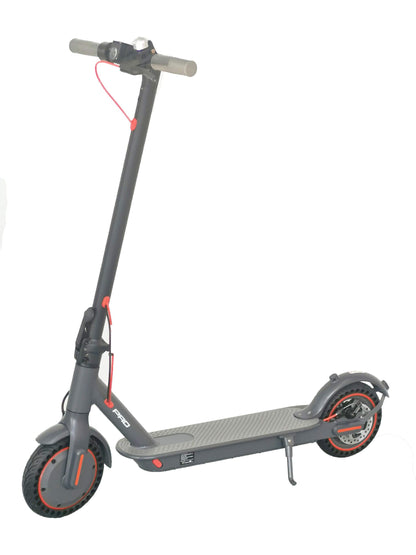 HT-T4 Pro 8.5 inch black electric scooter with aluminum alloy frame and 350W motor