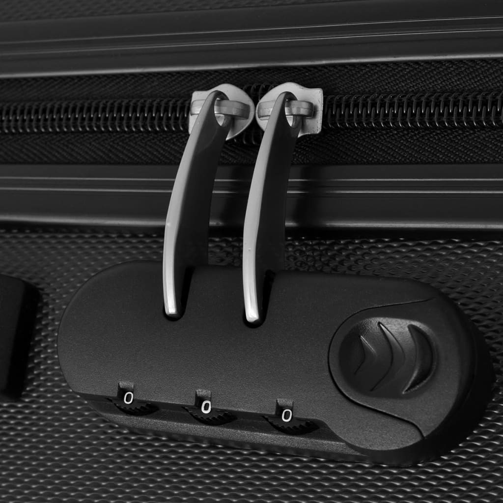 3-Piece Hardshell Suitcase Set with 4 Spinner Wheels, detail view 4