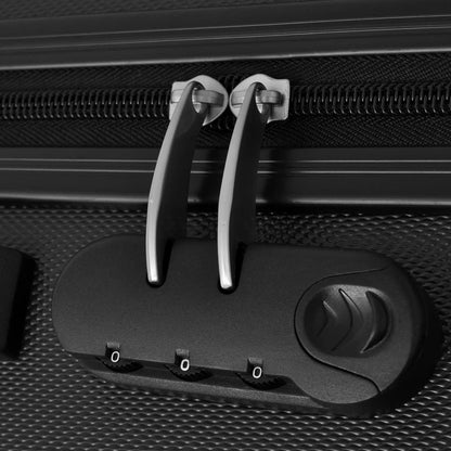 3-Piece Hardshell Suitcase Set with 4 Spinner Wheels, detail view 4