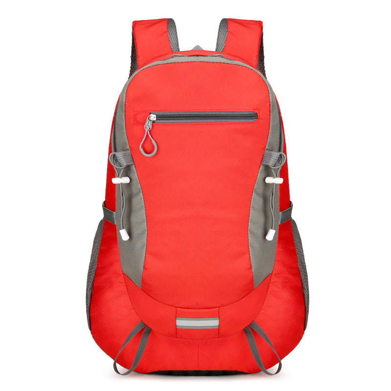 The Nylon Trail Backpack in Red