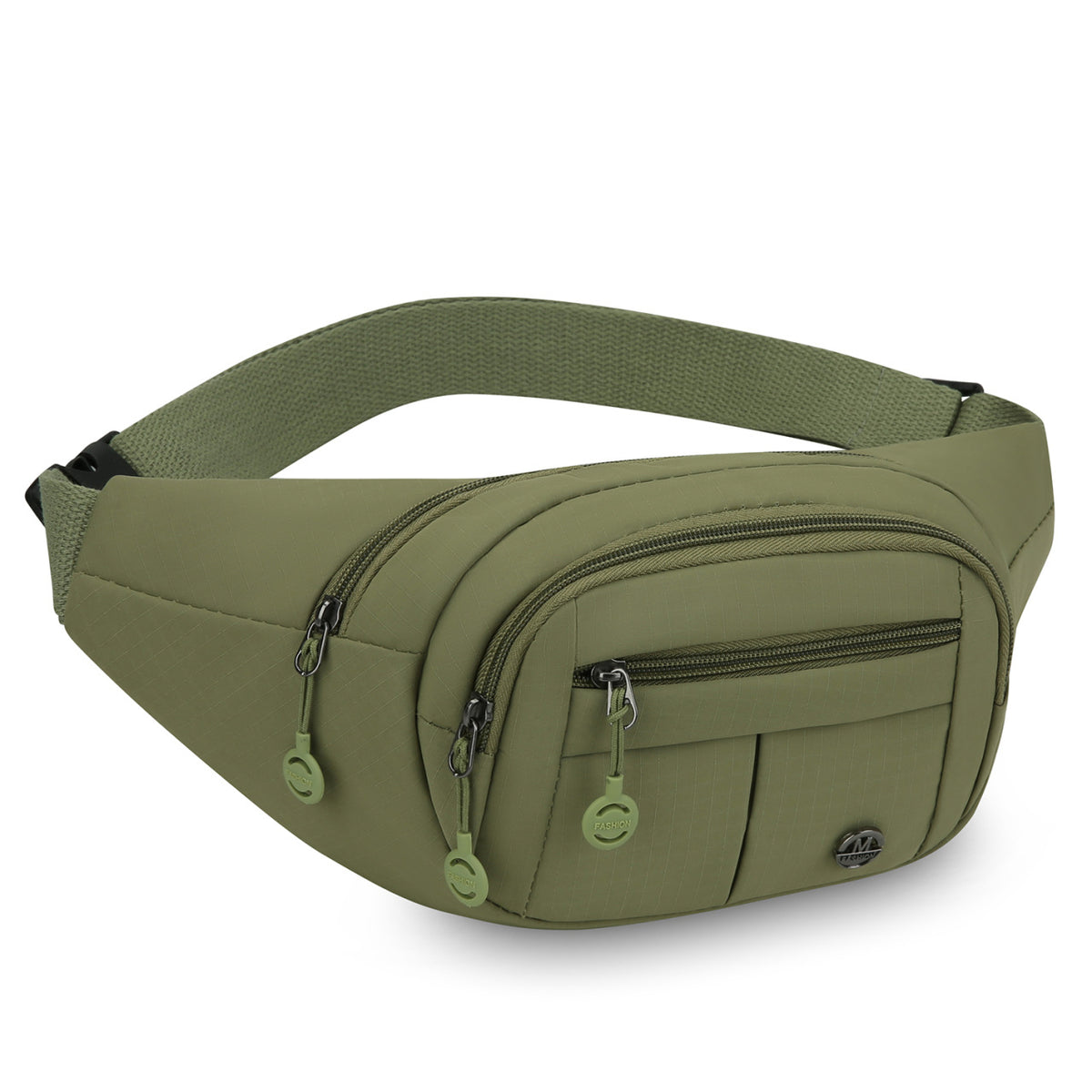 The Crossbody Chest Bag in Grass Green