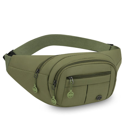 The Crossbody Chest Bag in Grass Green