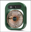 Stay Cool Anywhere: Portable USB Rechargeable Misting Fan & Humidifier with 3 Speed Settings