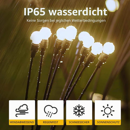 Solar Licht Outdoor Wasserdicht Firefly, Schwingende Garten Dekoration Outdoor Hof Firefly Garten Licht Straße Zaun 2PCS