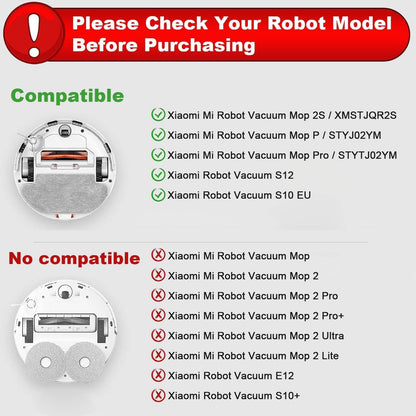 4 Filter HEPA Zubehör Ersatzteile Für Xiaomi Mi Robot Vacuum Mop 2S/ Mop Pro/Mop P/ STYJ02YM, Xiaomi Robot Vacuum S12/ S10 EU