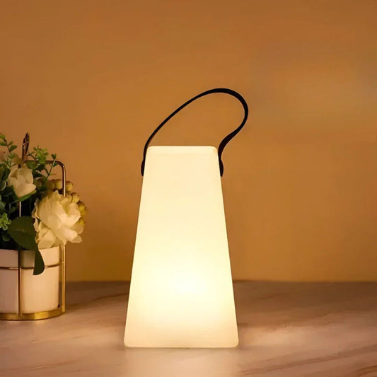 Kabellose Tischleuchte LumiGlow Flex, wasserdicht, dimmbar und wiederaufladbar, portable Tischlampe für drinnen und draußen