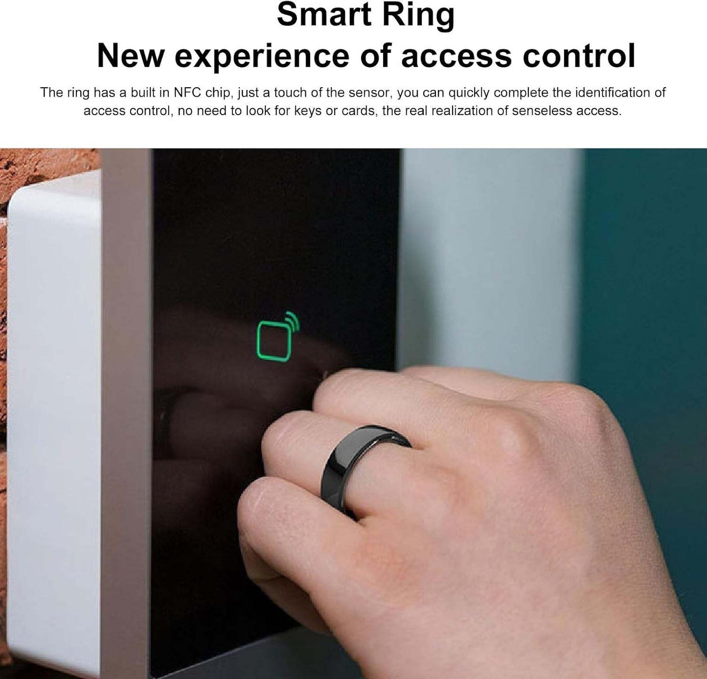 NFC Smart Ring, Health Tracker Ring Mit Multi Sport Modus, Schrittzähler, IP68 Wasserresistenz Für Den Täglichen Gebrauch