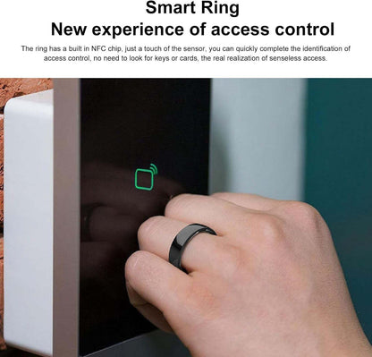 NFC Smart Ring, Health Tracker Ring Mit Multi Sport Modus, Schrittzähler, IP68 Wasserresistenz Für Den Täglichen Gebrauch