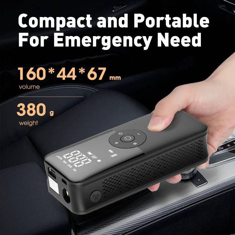Akku-Luftpumpe & Reifenpumpe mit Digital-Display – Cordless Air Pump & Tire Inflator