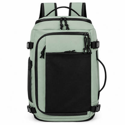 Travel & Business Backpack in Emerald – Multi-Compartment Laptop Backpack
