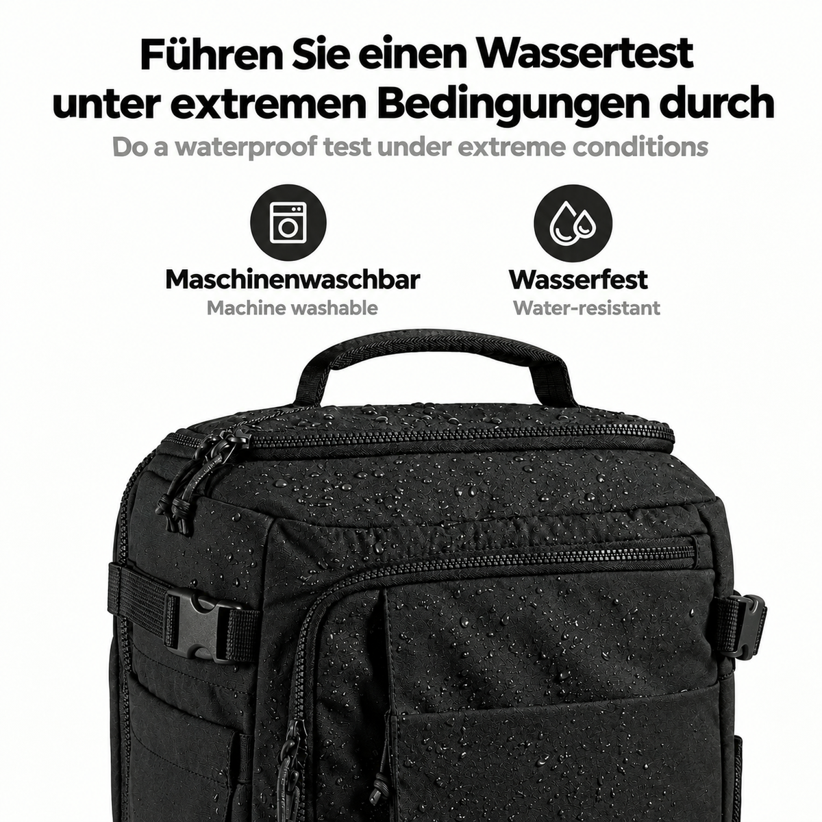 The Travel Bag – Expandable 28–38 L Travel Backpack, detail view 5
