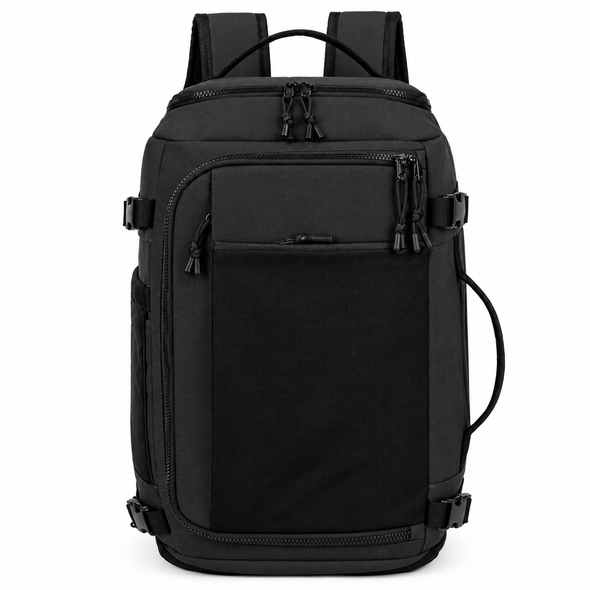 Travel & Business Backpack in Black – Multi-Compartment Laptop Backpack