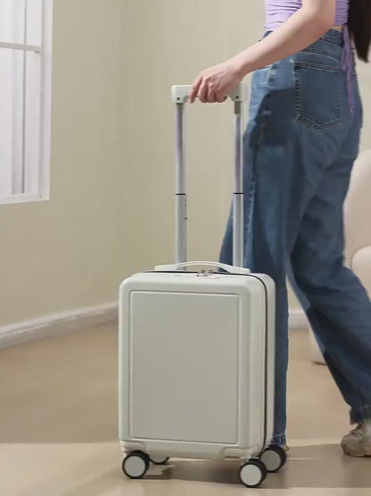 Video: The Carry-On Suitcase – Carry-On Hardshell Suitcase with USB Port & Spinner Wheels